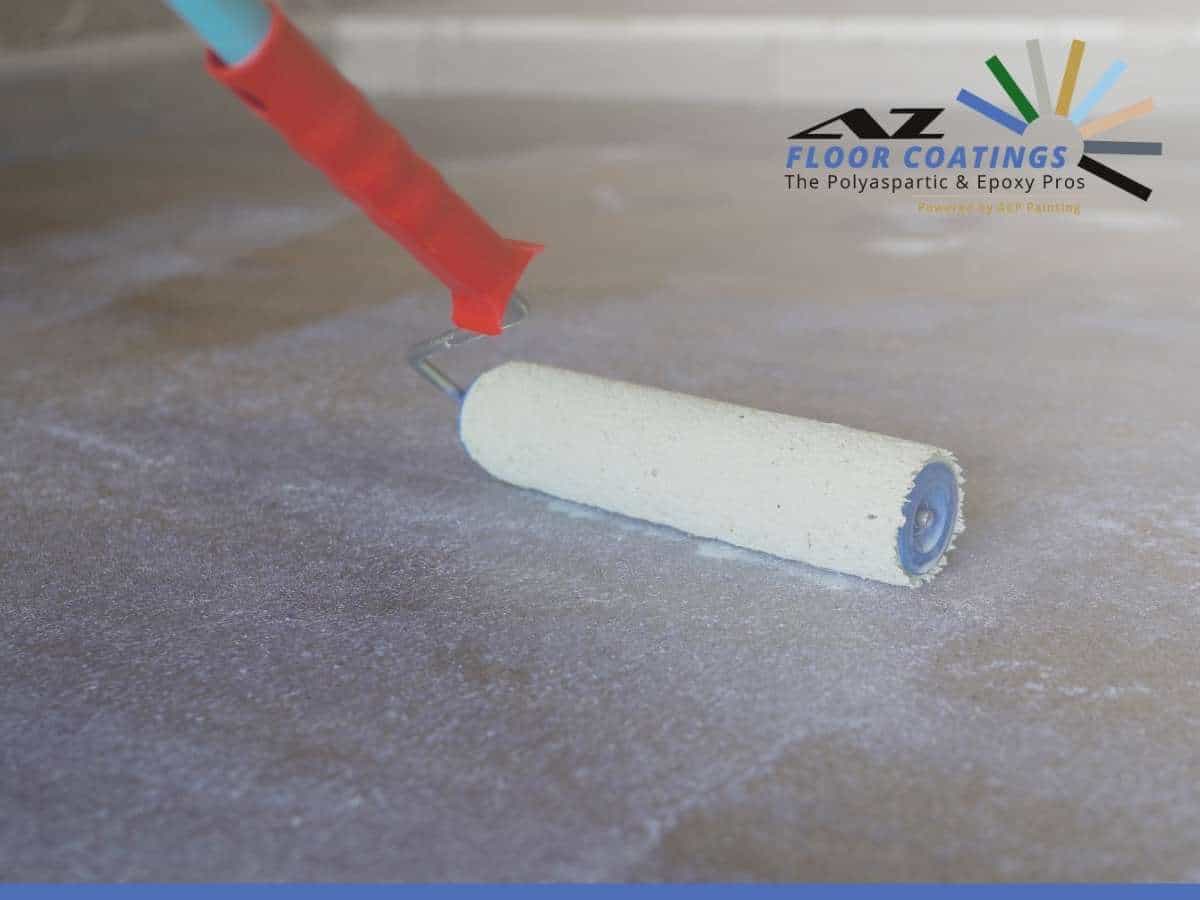 Concrete floor maintenance from a polyaspartic floor coatings provider in Arizona